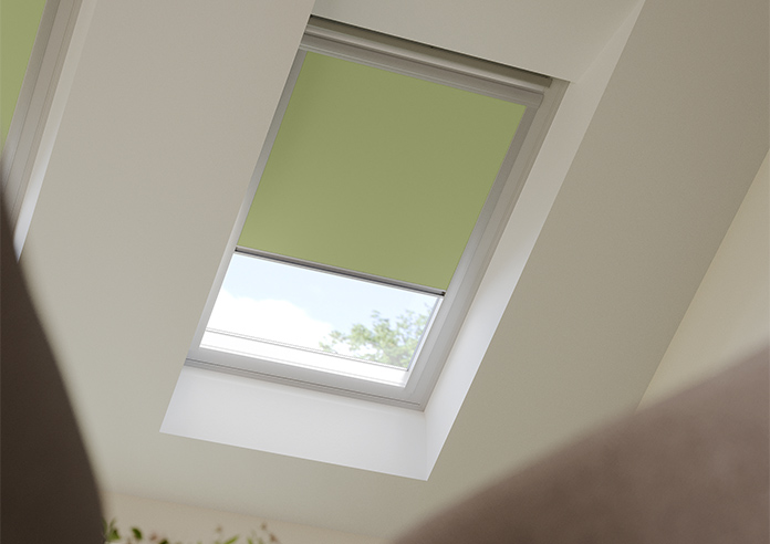 Trinity (Blackout), Soft Green - Loft Blind - Image 5